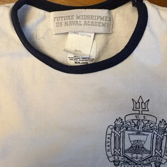 Naval Academy USNA baby set, size 3 mo and 6 mo - Picture 2 of 4